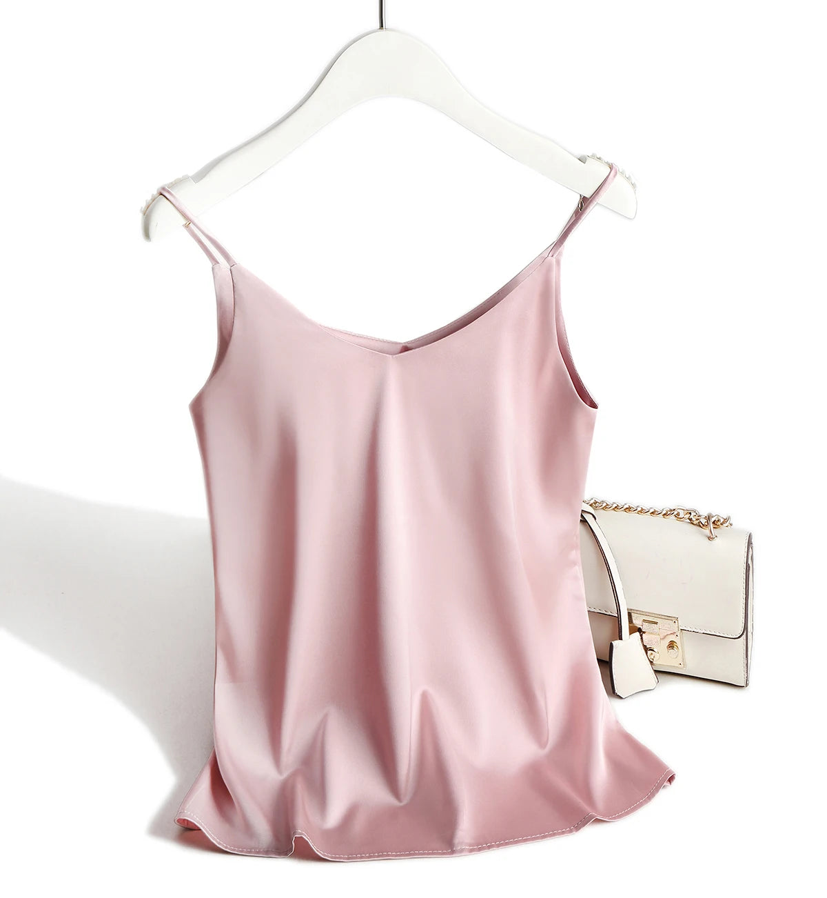 Spaghetti Strap Top Women Halter V Neck