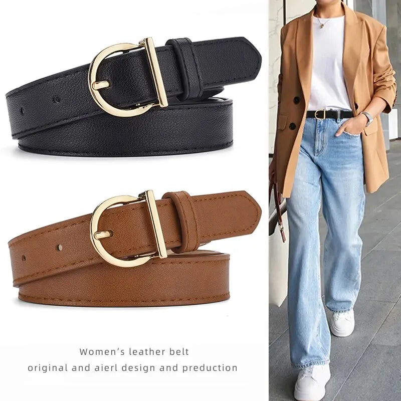 Women's PU Leather Belt