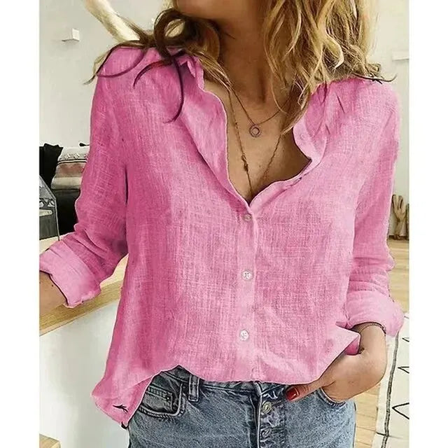 Women Cotton Linen Shirts