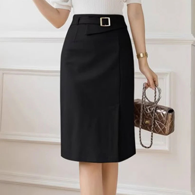 Women's Skirts Elegant High Waist