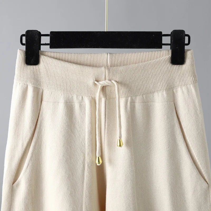 Women’s V Neck Sweater Two Piece Set