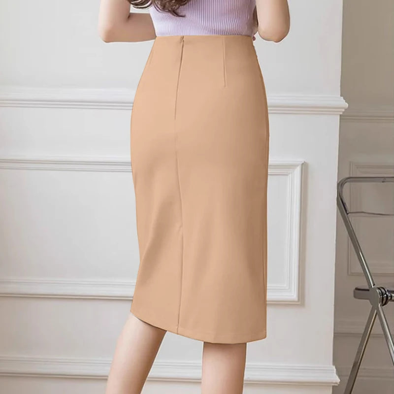 Women's Skirts Elegant High Waist