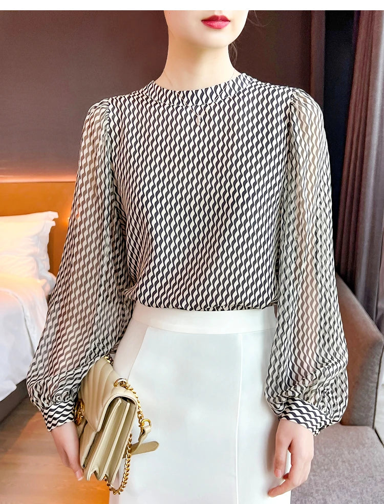 Chic Look Fashion Luxury Women's Tops with Graceful Design