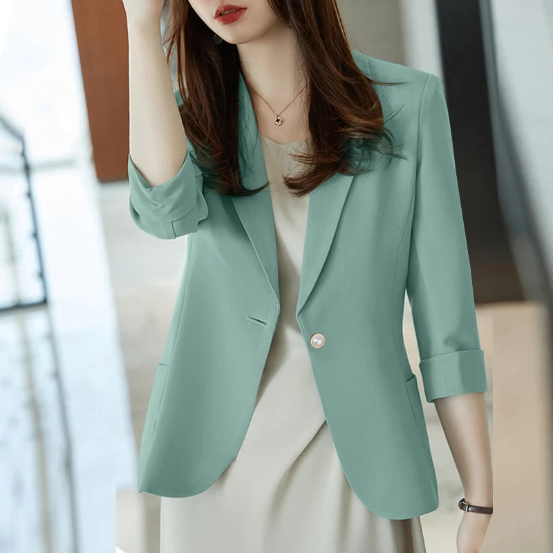 Women's Blazer Spring Outwear Coats Loose Jacket's
