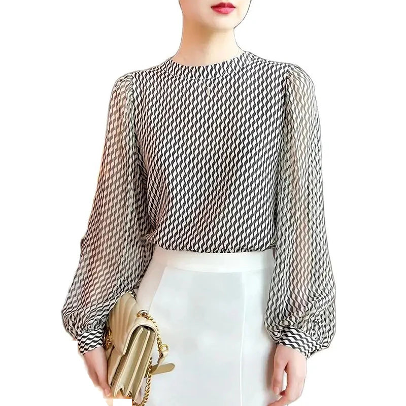 Chic Look Fashion Luxury Women's Tops with Graceful Design