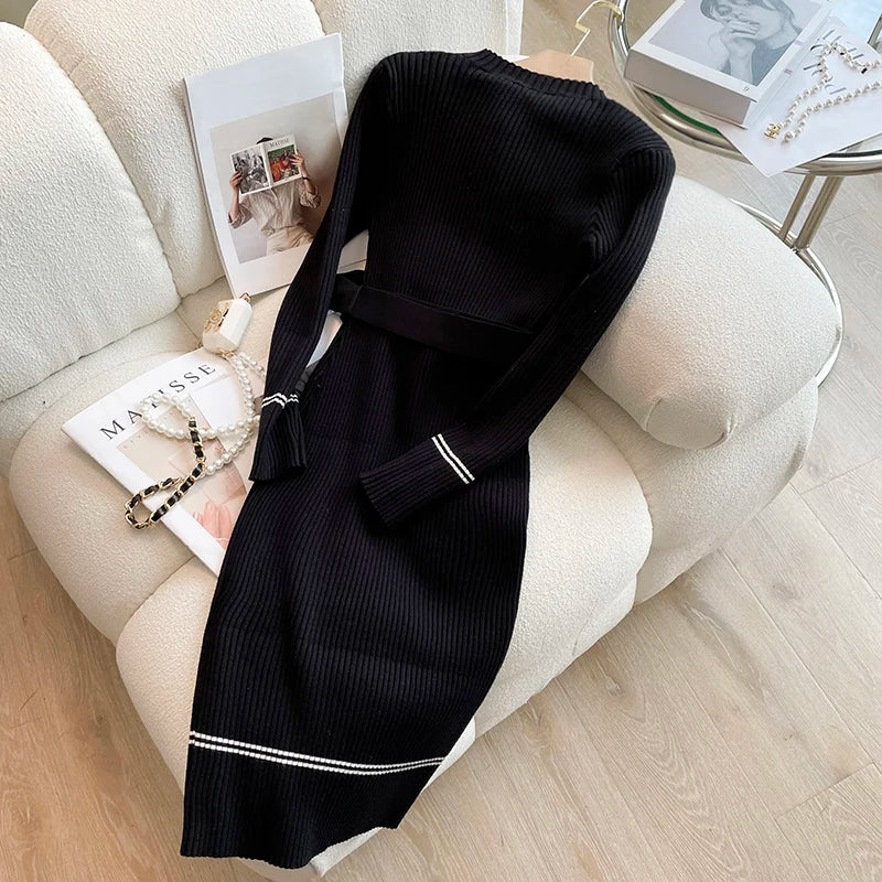 Winter Women Knitted Dress