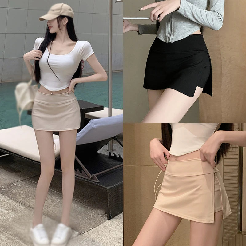 Tennis Skirt Shorts Athletic Skirts Athletic Golf Running Leggings Mini Skirt