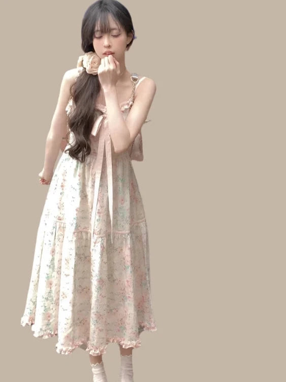 Women's Casual Flower Print Party Dress