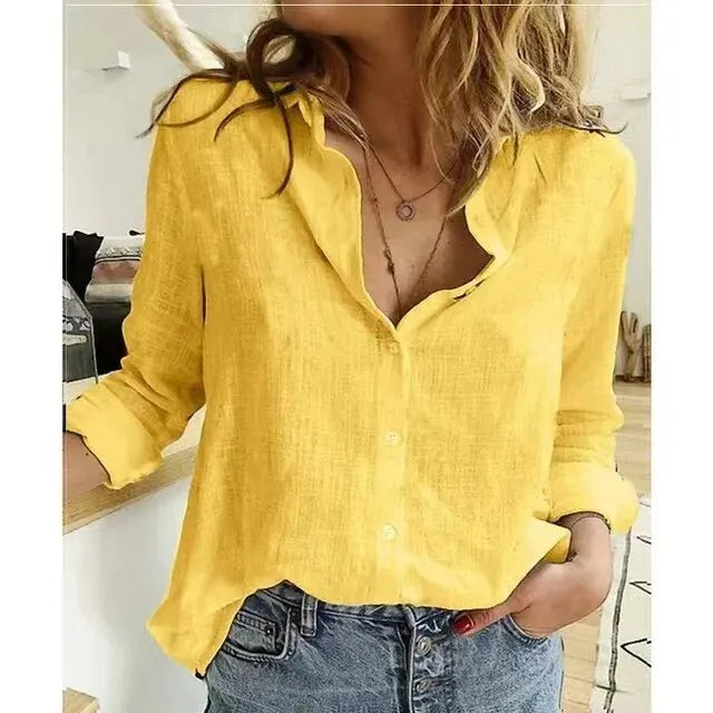 Women Cotton Linen Shirts