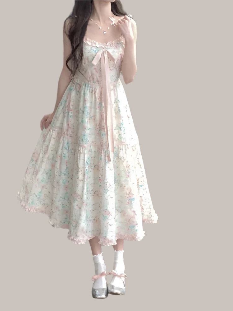Women's Casual Flower Print Party Dress