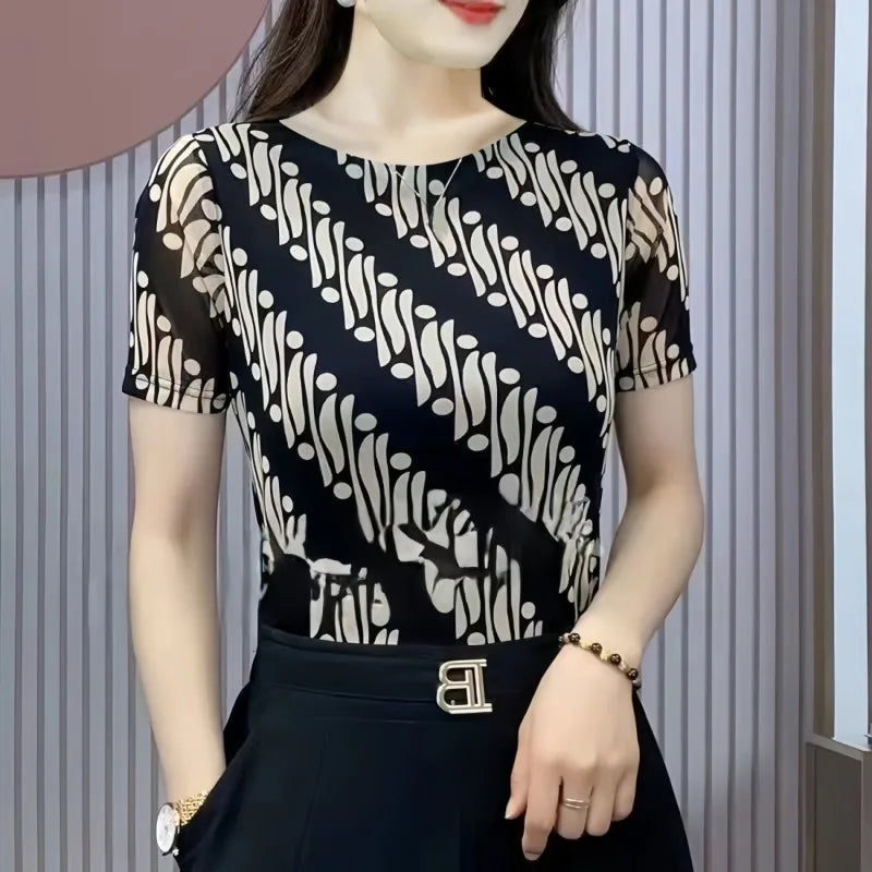Women's Clothing Round Neck Streetwear Tops