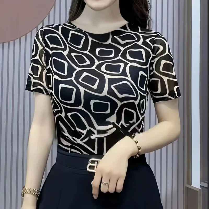 Women's Clothing Round Neck Streetwear Tops