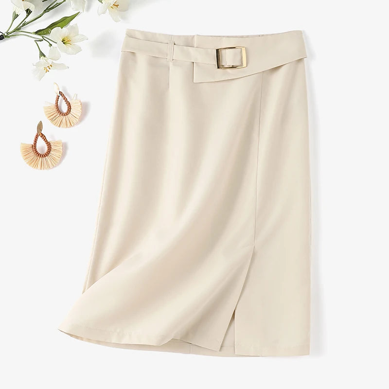 Women's Skirts Elegant High Waist