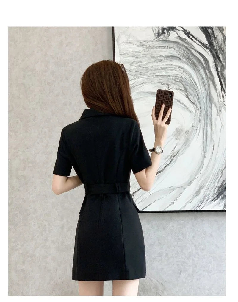 New Fashion Temperament Women's Dress Niche Design Suit Skirt