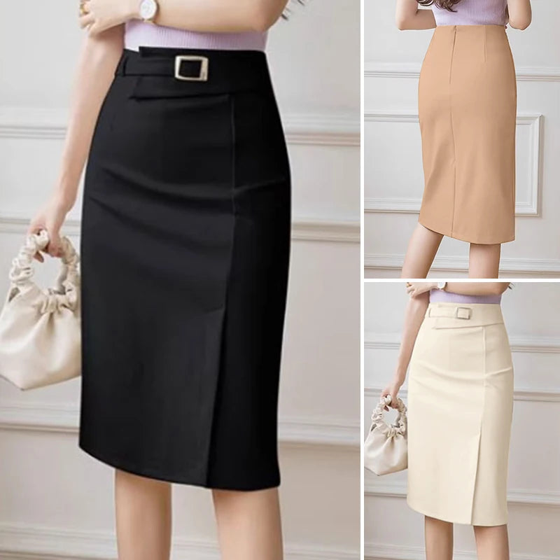 Women's Skirts Elegant High Waist