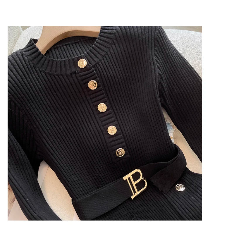 Winter Women Knitted Dress