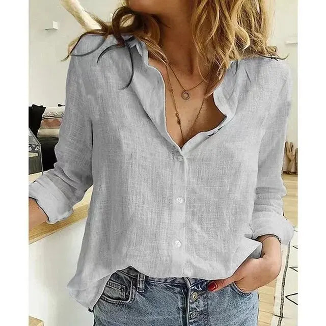 Women Cotton Linen Shirts