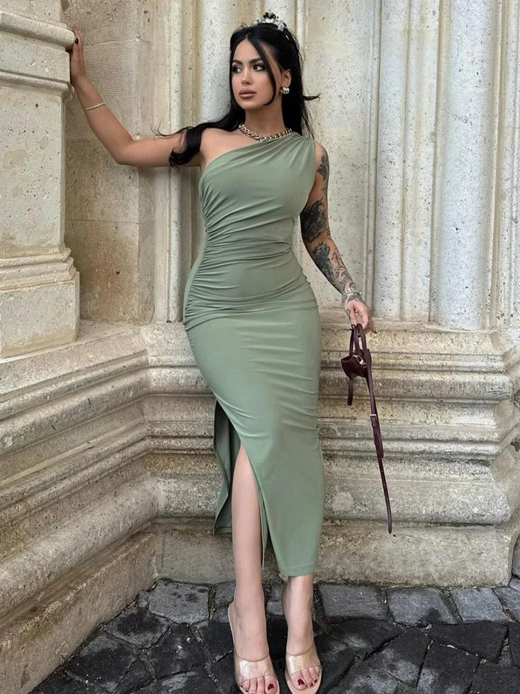 Women Fashion Sleeveless Backless Dress