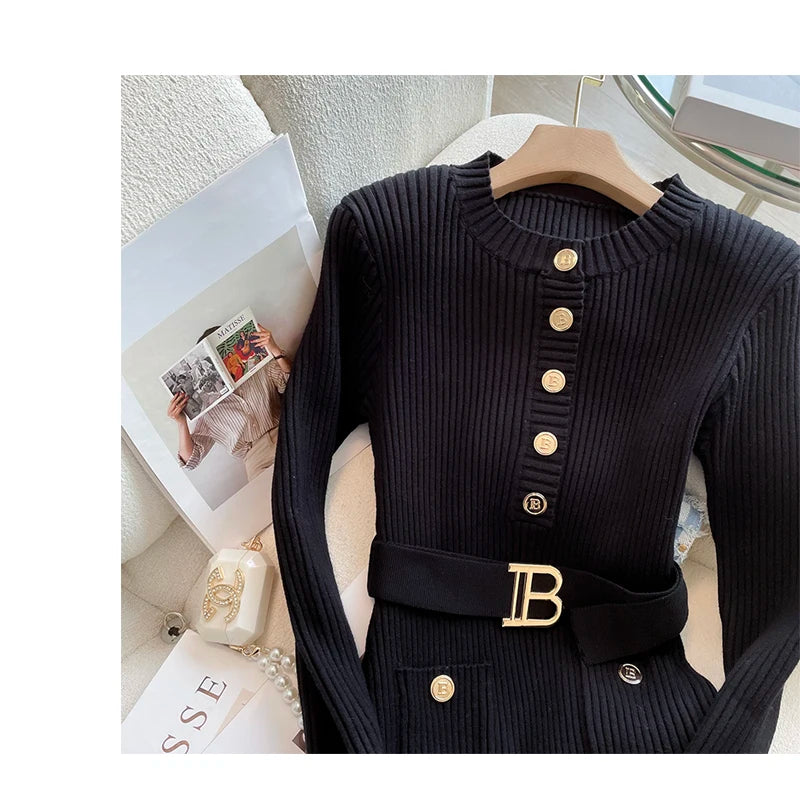 Winter Women Knitted Dress