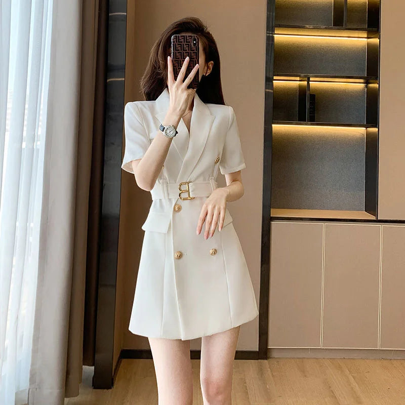 New Fashion Temperament Women's Dress Niche Design Suit Skirt