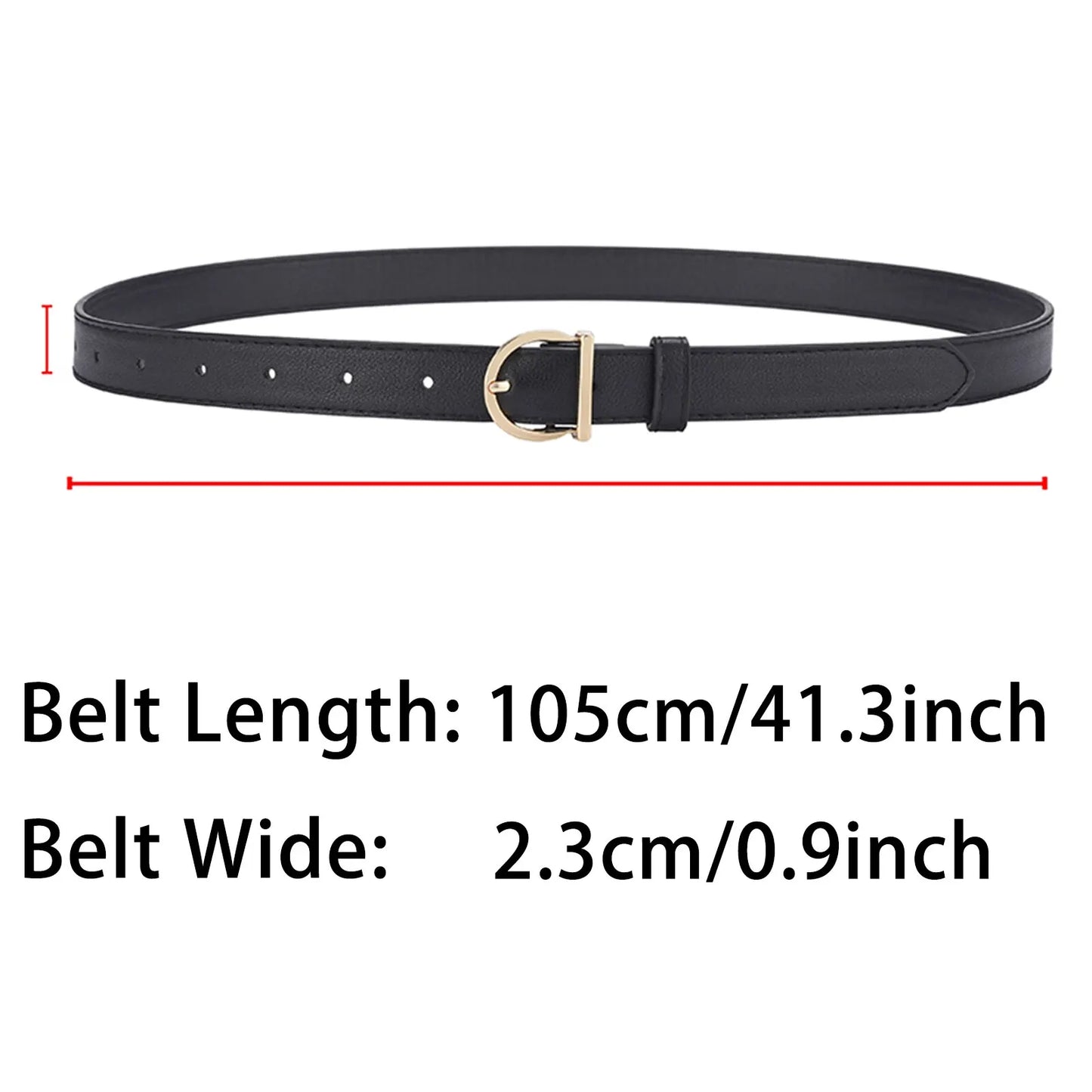 Women's PU Leather Belt