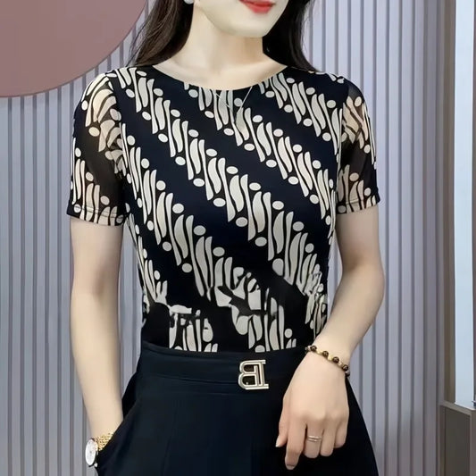 Women's Clothing Round Neck Streetwear Tops